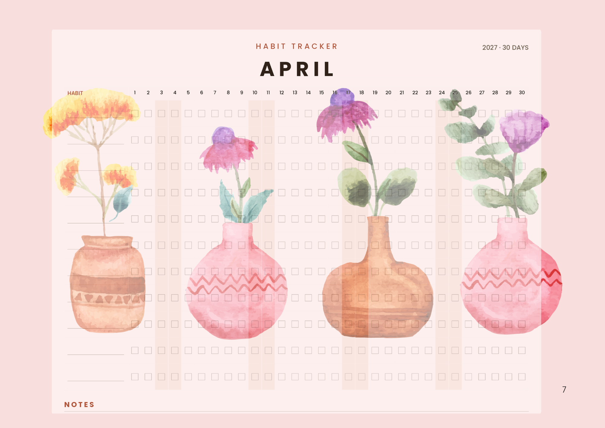 2027 Habit Tracker