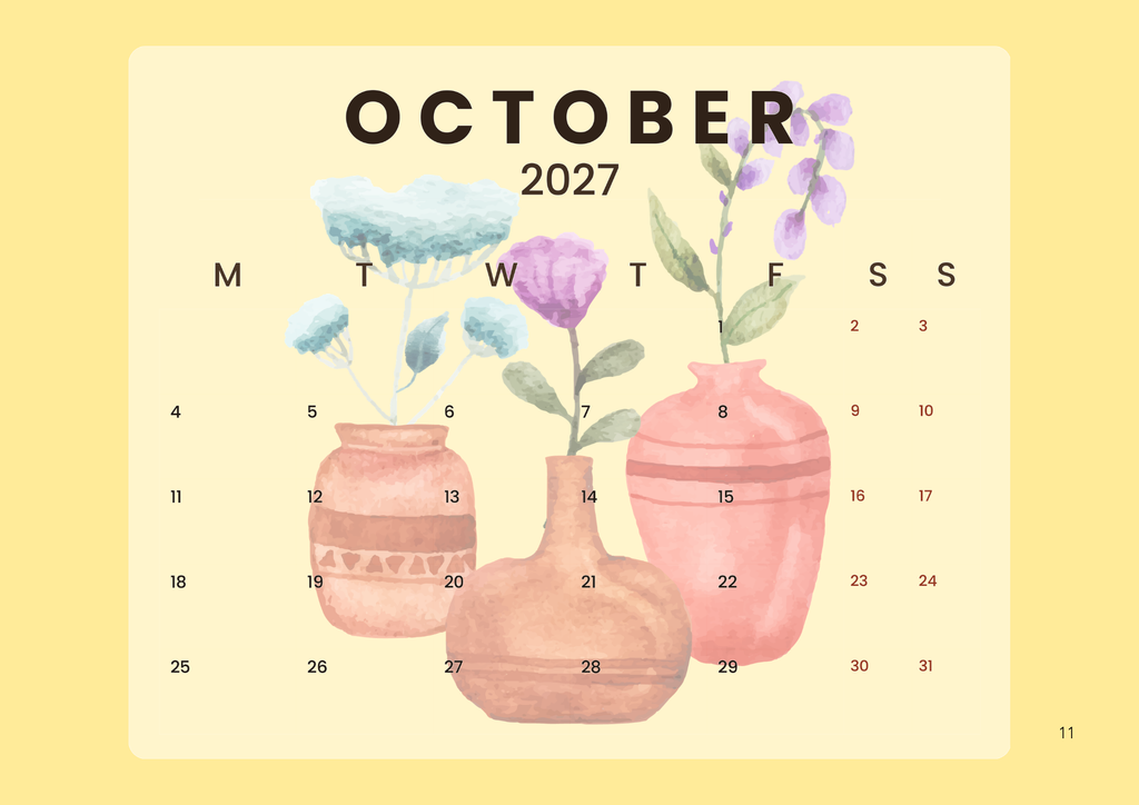 2027 Calendar