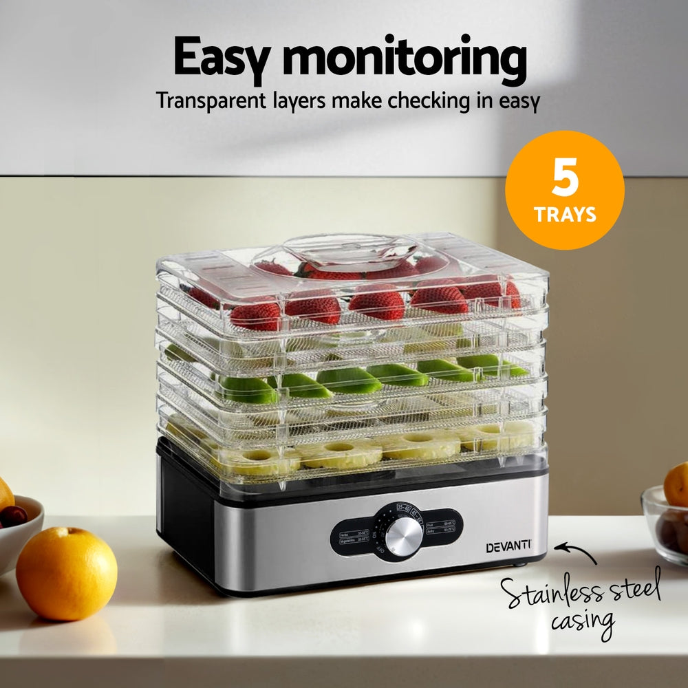 NNETM Stainless Steel Food Dehydrator