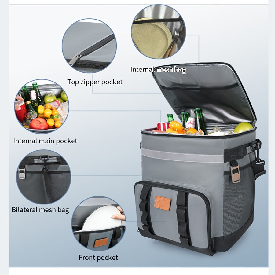 Rolling Insulated Refrigerated Truck Cooler Bag-4